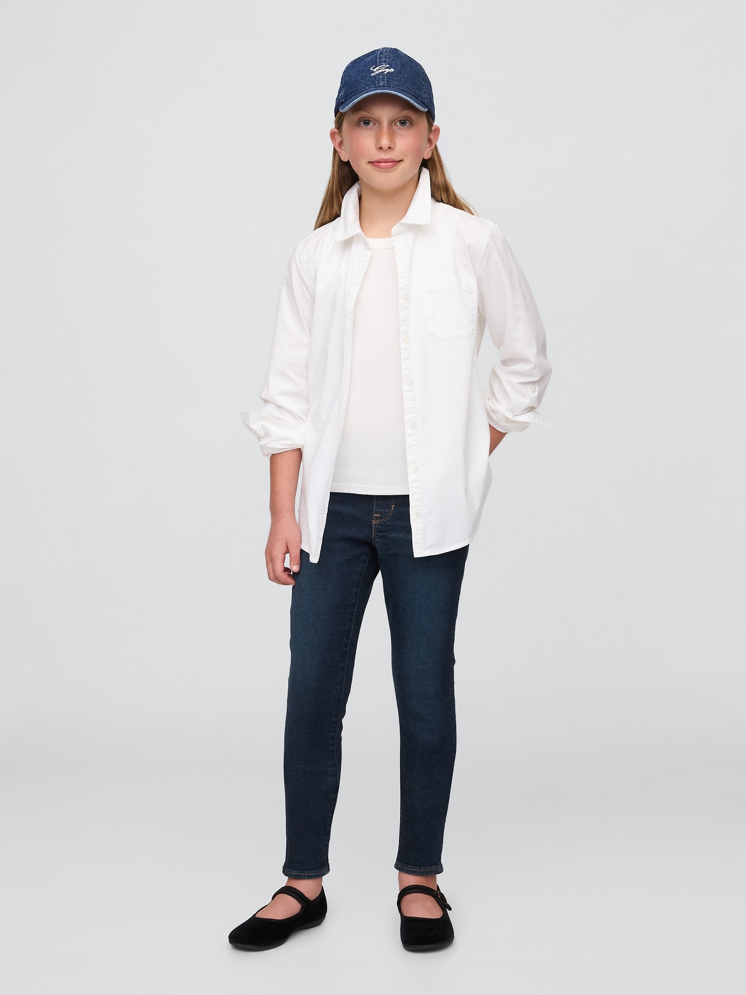 Детские джинсы Gap Kids Mid Rise Pull-On Jeggings
