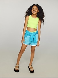 Kids Cutout Tankini Swim Two-Piece