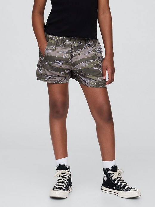 Image number 3 showing, Kids Poplin Easy Shorts