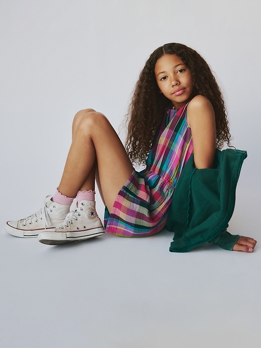 Image number 5 showing, Kids Crinkle Gauze Romper