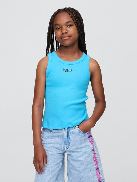 Image number 1 showing, Lilo & Stitch Kids Rib Tank Top