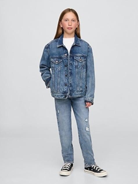 Kids Mid Rise Girlfriend Jeans