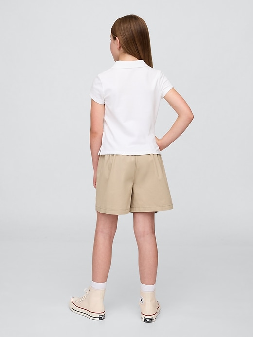 Image number 3 showing, Kids Uniform Pleated Khaki Easy Skort