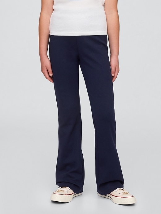 Image number 3 showing, Kids Uniform Ponte Easy Flare Pants