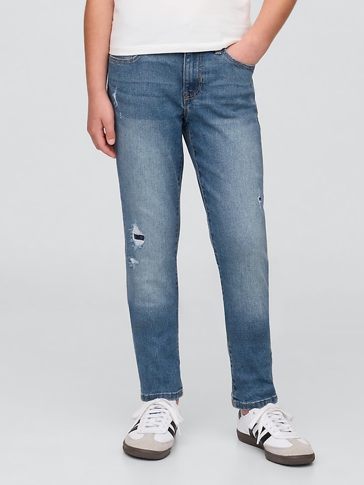 Image number 2 showing, Kids Mid Rise Super Skinny Jeans