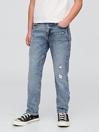 Kids Mid Rise Girlfriend Jeans