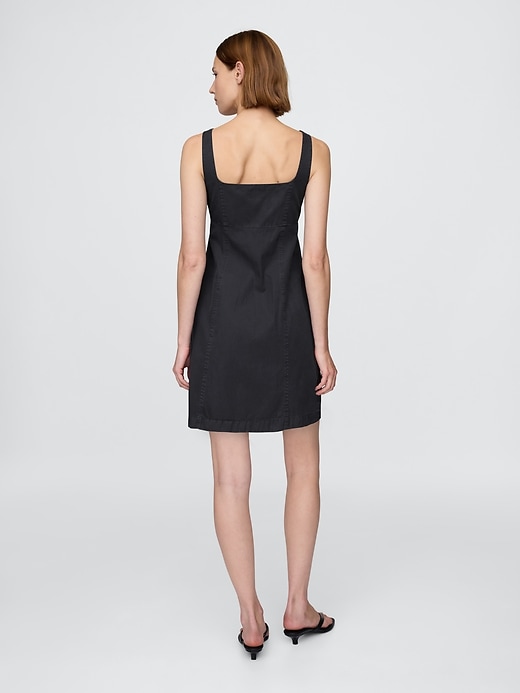 Image number 2 showing, Shirred Button-Front Dress