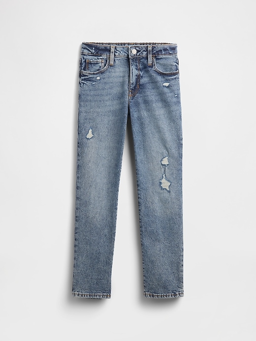 Image number 5 showing, Kids Mid Rise Girlfriend Jeans