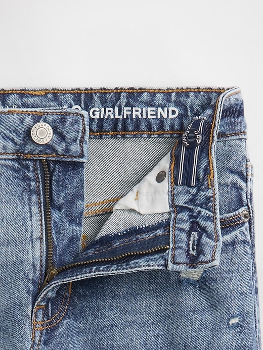 Image number 6 showing, Kids Mid Rise Girlfriend Jeans