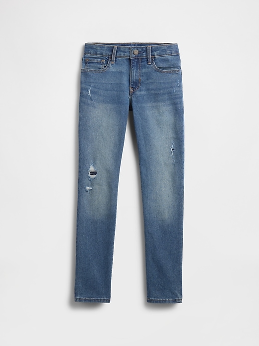 Image number 6 showing, Kids Mid Rise Super Skinny Jeans