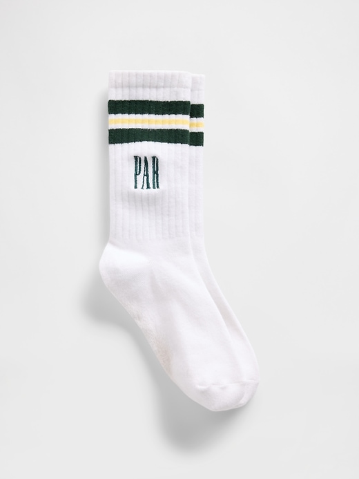 View large product image 1 of 2. Gap × Malbon Logo Crew Socks