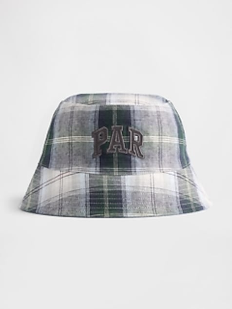 Gap × Malbon Linen-Cotton Reversible Logo Bucket Hat