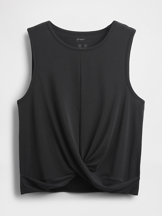 Image number 4 showing, GapFit Breathe Twist-Front Tank Top