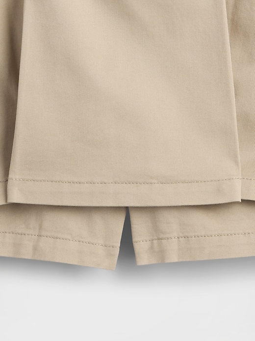Image number 4 showing, Kids Uniform Pleated Khaki Easy Skort