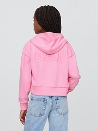 Lilo & Stitch Kids French Terry Crop Zip Hoodie