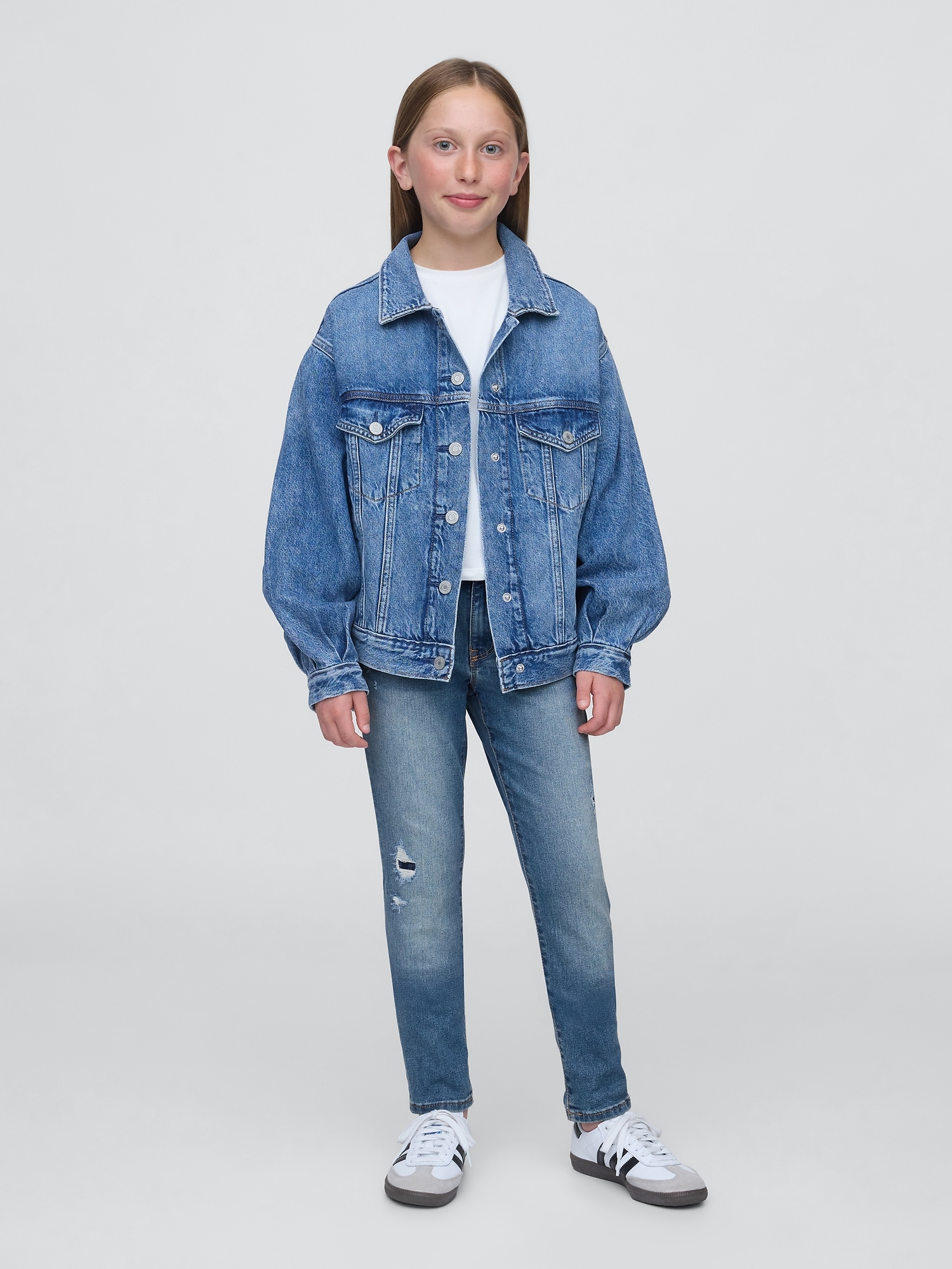 Kids Mid Rise Super Skinny Jeans