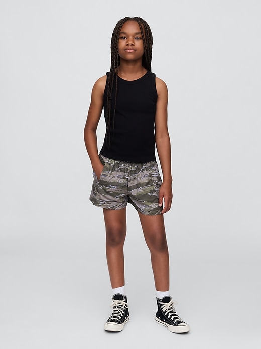 Image number 1 showing, Kids Poplin Easy Shorts