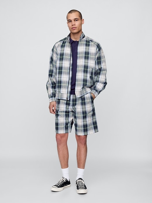 Image number 2 showing, Gap × Malbon Linen-Cotton Bomber Jacket