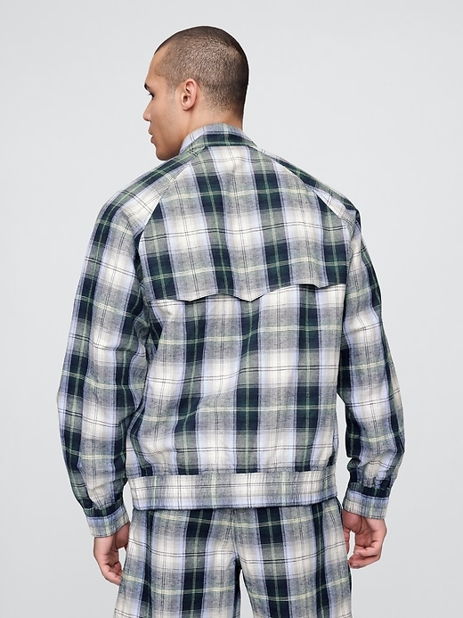 Image number 3 showing, Gap × Malbon Linen-Cotton Bomber Jacket