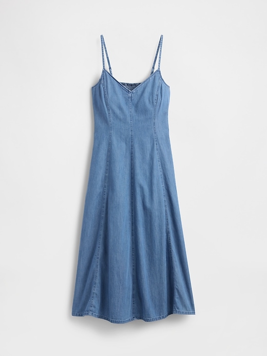 Image number 4 showing, Denim Maxi Dress