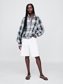 Gap × Malbon Linen-Cotton Bomber Jacket