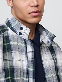 Gap × Malbon Linen-Cotton Bomber Jacket