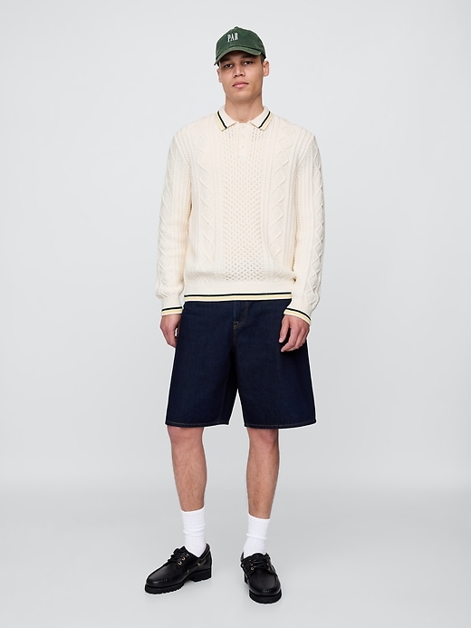 Image number 2 showing, Gap × Malbon Cable-Knit Sweater
