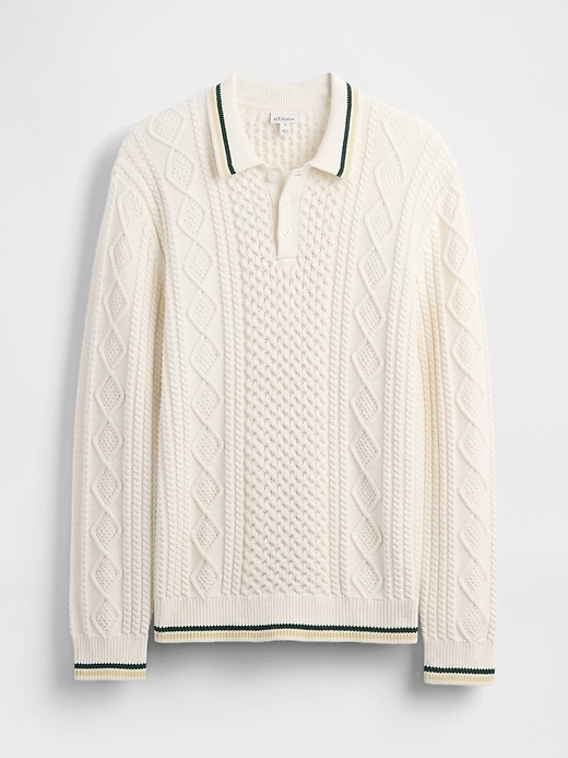 Image number 5 showing, Gap × Malbon Cable-Knit Sweater