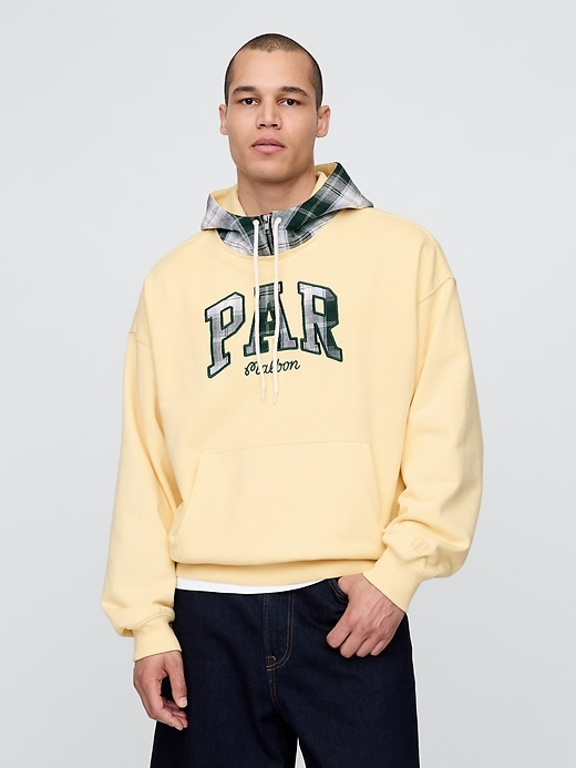Image number 1 showing, Gap × Malbon Heavyweight French Terry Logo Hoodie