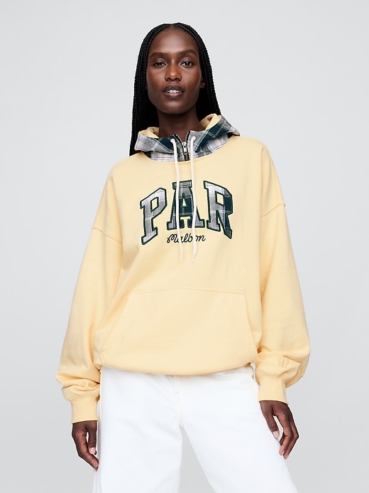 Image number 6 showing, Gap × Malbon Heavyweight French Terry Logo Hoodie