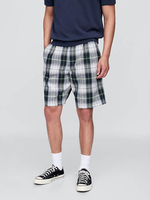 Image number 2 showing, Gap × Malbon 9.5" Pleated Baggy Shorts