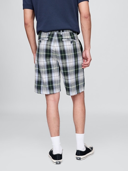 Image number 4 showing, Gap × Malbon 9.5" Pleated Baggy Shorts
