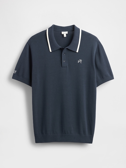 Image number 7 showing, Gap × Malbon Logo Polo Sweater