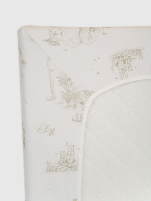 Image number 3 showing, The Gilded Bird Safari Toile Fitted Crib Sheet