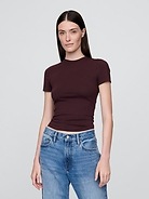 CloseKnit Jersey T-Shirt - Red - View 3