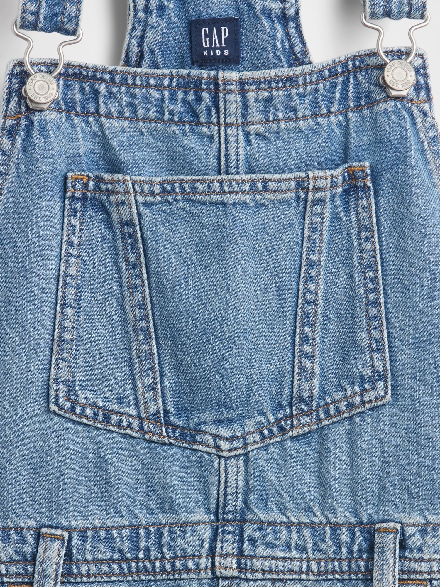 Gap Kids Denim Pinafore Dress — фото 5