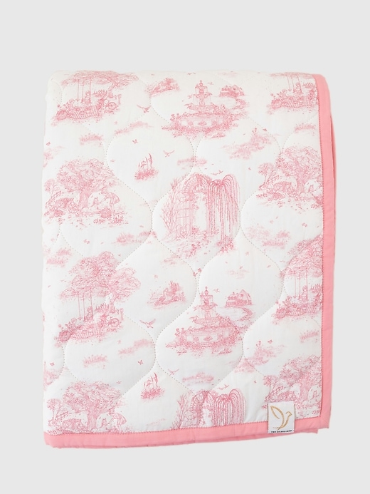 Image number 1 showing, The Gilded Bird Spring Toile Quilted Playmat