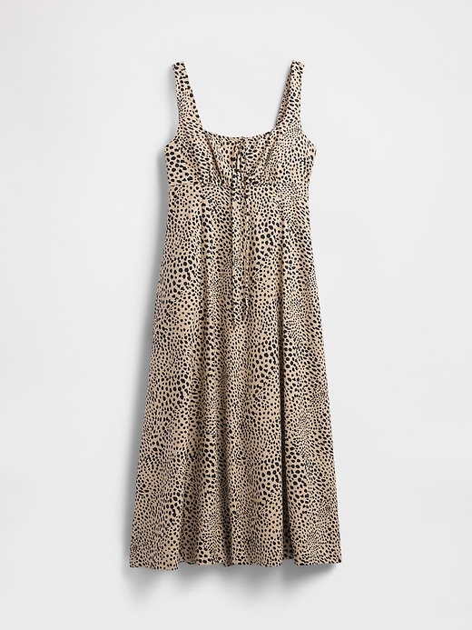Image number 5 showing, Linen-Blend Maxi Dress