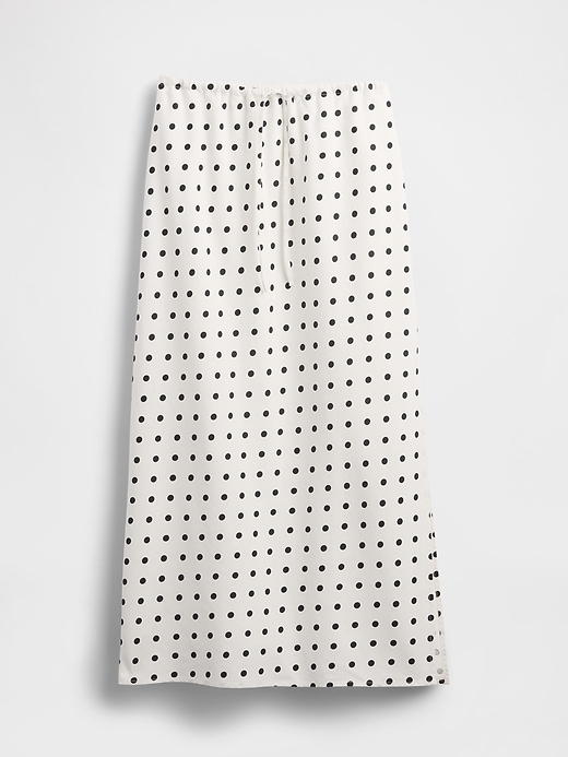 Image number 5 showing, Linen-Blend Midi Skirt