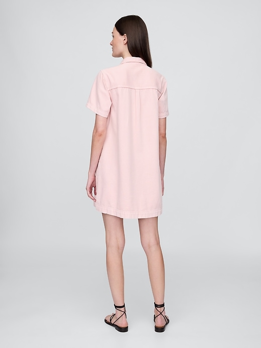 Image number 2 showing, UltraSoft Denim Popover Mini Dress