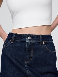 Denim Mini Skirt
