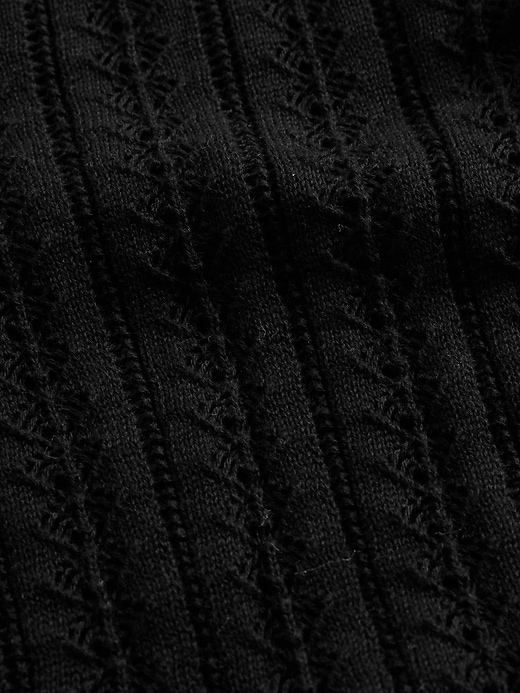 Image number 2 showing, 100% Cotton Pointelle Cardigan