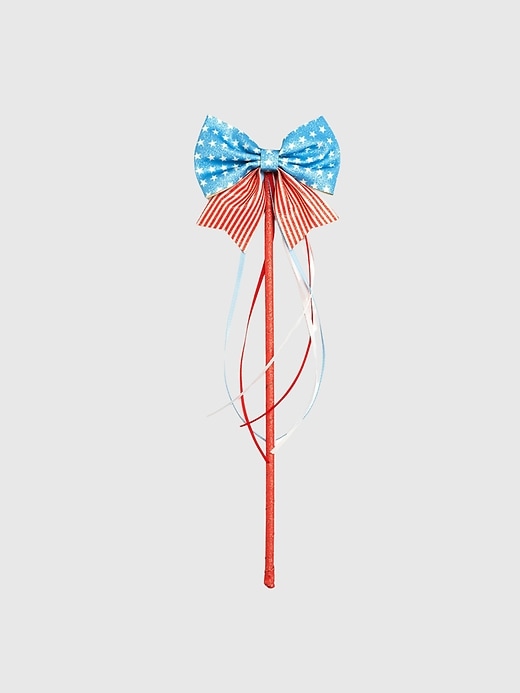 View large product image 1 of 1. Sweet Wink Patriotic Bow Wand