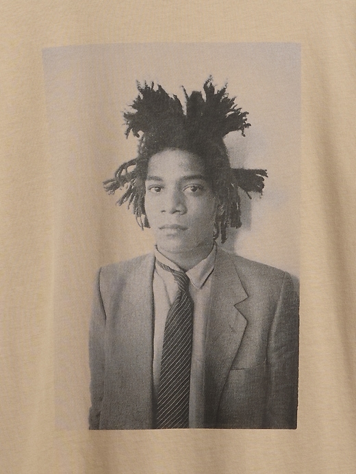 Image number 4 showing, Basquiat Relaxed Graphic T-Shirt