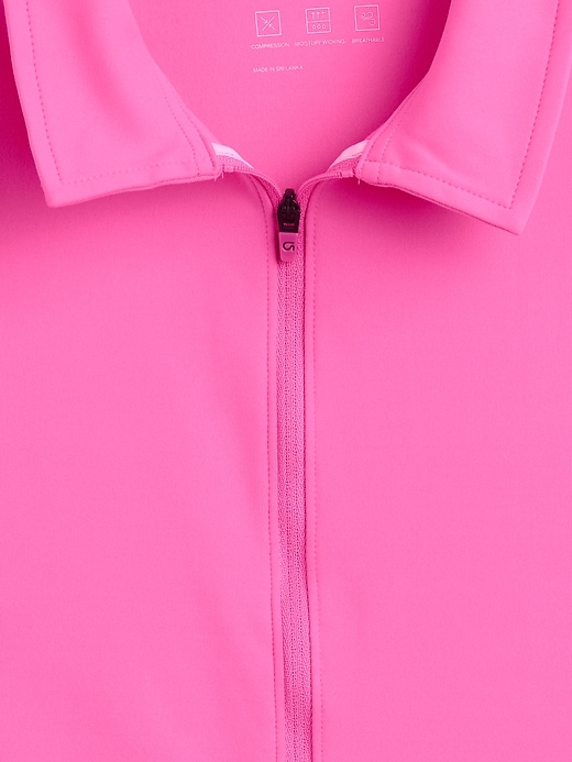 Image number 3 showing, GapFit Power Zip Polo Dress