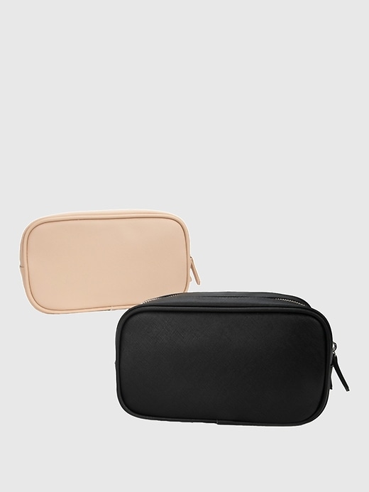 Image number 4 showing, Brouk and Co Corie Double Zip Cosmetic Case