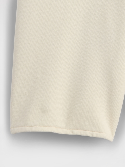 Image number 6 showing, 11" Mid Rise French Terry Denim Longline Shorts