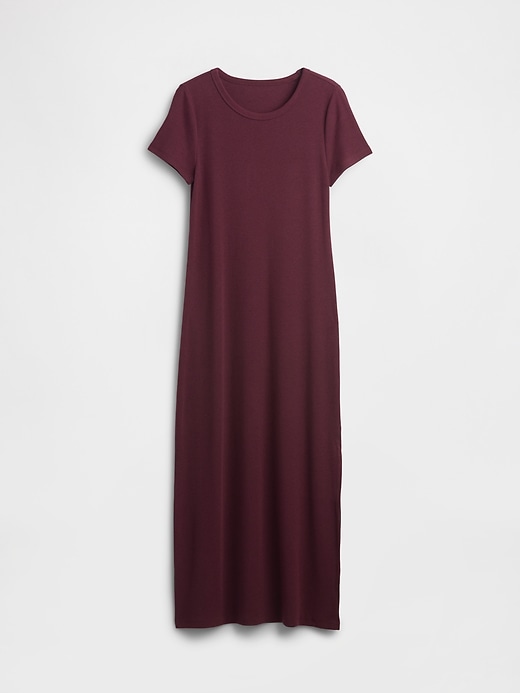 Image number 5 showing, Modern Rib Maxi T-Shirt Dress