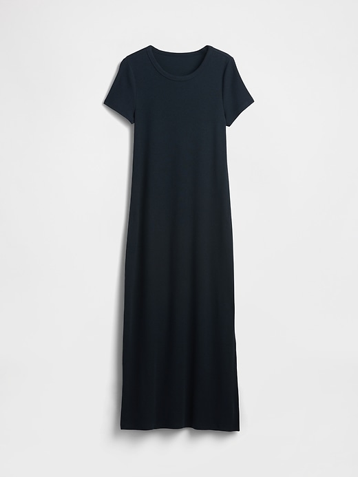 Image number 5 showing, Modern Rib Maxi T-Shirt Dress