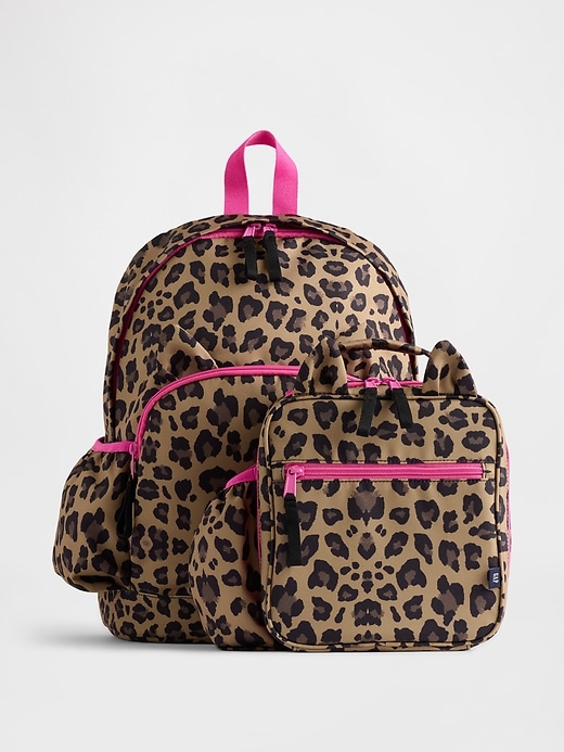 Image number 4 showing, Kids Leopard Backpack